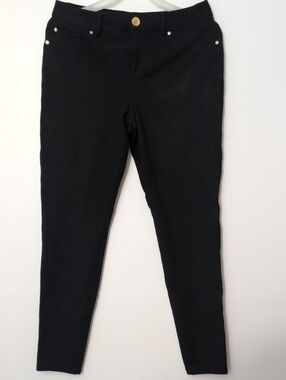 INC International Concepts Black Sz 10 15" Waist x 29" Skinny Jeggings